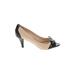 Franco Sarto Heels: Pumps Stiletto Cocktail Black Shoes - Women's Size 8 1/2 - Peep Toe