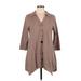 Soft Surroundings Cardigan Sweater: Brown Solid Sweaters & Sweatshirts - Women's Size Medium