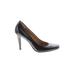 Tahari Heels: Slip-on Stiletto Classic Black Print Shoes - Women's Size 7 - Almond Toe