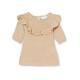 NAME IT Baby-Mädchen NBFRESINE LS Knit Dress Strickkleid, Oxford Tan, 62 cm