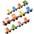 Wooden Magnetic Train Toys Magnetic Trains for Toddlers Kids Playset Wooden Developmental Toy Child