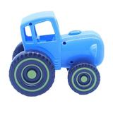 Blue Farm Tractor Toy Vehicle Car Toy Blue Farm Tractor Toy Equipment O9G6