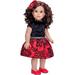 - Holiday Spirit - 3 Piece Outfit - Holiday Red Taffeta Party Dress with Red Shoes and Headband - Clothes Fits 18 Inch Doll (Doll Not Included)