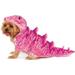 Pink Dino Hoodie for Pet X-Small