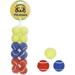 PIKASEN 1.5 Small Tennis Balls for Dogs - Cat Toy 3 Colours and Pack of 12 Mini Tennis Balls for Small Dogs