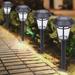 WSBDENLK Solar Street Light - Solar Street Light Against A Variety of Extremis Weather Automatic On/off Garden Lights Solar Powered for 6-8 Hours Courtyard Sidewalk Solar Garden Lights