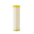 Pentair Pentek ECP50-10 Sediment Water Filter 10-Inch Under Sink Pleated Cellulose Polyester Replacement Cartridge 10 x 2.5 Yellow End-Cap 50 Micron