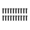 Socket Head Cap Screw 1/4-20 x 3/4 Alloy Steel Black Oxide Hex Socket Coarse Thread 1/4 inch Hexagonal Allen Bolt Length: 3/4 inch Full Thread (Quantity: 20)