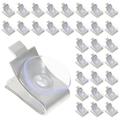 20 Pcs Metal Shelf Metal Bracket Glass Shelf Adjustable Shelf Support Clip Shelves Glass Tray Shelf Plastic Aluminum