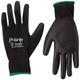 Liberty P-Grip Ultra-Thin Polyurethane Palm Coated Glove with 13-Gauge Nylon/Polyester Shell Medium Black (Pack of 12)