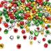 YGAOHF Jingle Bells for Crafts - 200 Pieces Colorful Small Christmas Bells with Loud Sound 4 Bright Colors Craft Bells for Christmas Home Decorations (0.3/0.4/0.47 inch)