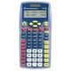 LeCeleBee TI-15 Explorer Elementary Calculator - Auto Power Off Dual Power Plastic Key Impact Resistant Cover - 2 Line(s) - 11 Digits - Battery/Solar Powered - 6.9 x 3.5 x 0.7 - Blue - 1