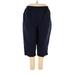 Blair Dress Pants - High Rise Culottes Cropped: Blue Bottoms - Women's Size 26