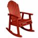 highwood Hamilton Outdoor Rocking Chair Rustic Red