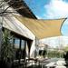 EAGLE PEAK Sun Shade Sail Rectangle Canopy 10 x 13 UV Block Awning for Outdoor Patio Lawn Garden Backyard Deck (Sand)
