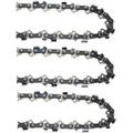 Dunhil 12 inch Chainsaw Chains 3/8 LP .043 Inch 45 Drive Links fit for 20v Dewalt 12 inch electric chainsaw chains for DeWalt DCCS620 for Black & Decker 40 v. saw.(Pack of 3)