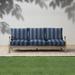 Mozaic Humble + Haute Striped Indoor/Outdoor Deep Seating Sofa Cushion Set 25in x 23in x 5in - Preview Lagoon