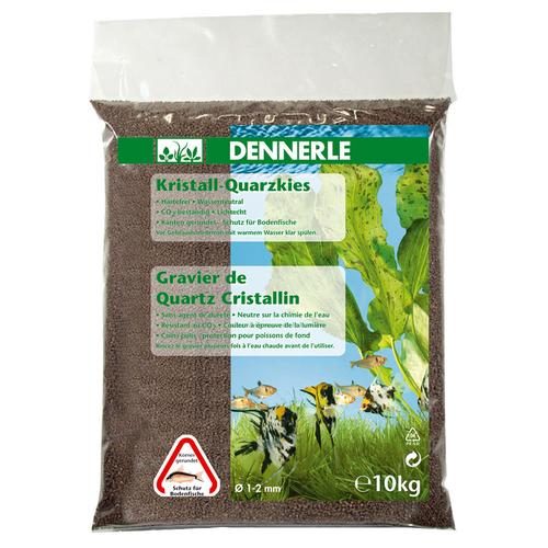 Dennerle Kristall-Quarzkies 1-2mm (10kg) dunkelbraun Aquarium Zubehör