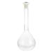 Uxcell 1000ml Tolerance 0.4ml 3.3 Borosilicate Glass Volumetric Flask with Plug Cap Clear