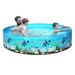Dcenta Portable Inflation-free Hard Swimming Pool Folding Pool Family Swimming Pool Round Swimming Pool for Babies Adults