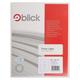 Blick Labels Multi A4 99.1mm x 38.1mm 14 Labels Per Sheet 25 Sheets, white