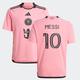 adidas Inter Miami 23/24 Home Messi 10 Shirt Jnr - EASY PINK / YXL 15-16Y