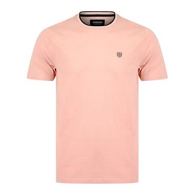 T-Shirts Westport Cotton Jersey Crew Neck Ringer T-Shirt in Rose Shadow - Kensington Eastside / XL - Tokyo Laundry