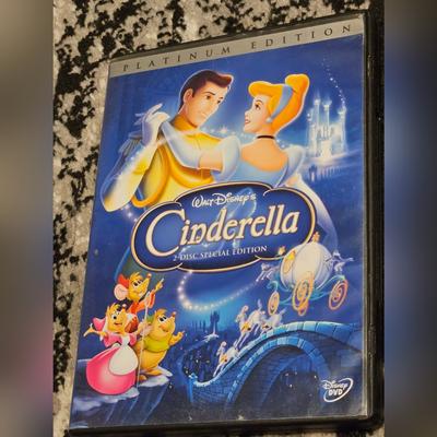 Disney Car Audio, Video & GPS | Cinderella 2 Disc Edition Dvds | Color: Blue/Gold | Size: Os