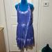 Free People Dresses | Free People Tie Dye Mini Dress Xs S | Color: Purple/White | Size: Xs