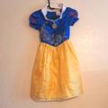 Disney Costumes | Disney Snow White Costume Play Dress, Size 4/6, Gently Worn/Like New | Color: Blue/White/Yellow | Size: 4/6