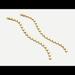 J. Crew Jewelry | J.Crew Le Point Long Chain Dot Earrings Goldtone Aq968 | Color: Gold | Size: Os