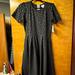 Lularoe Dresses | Lularoe Amelia Black Dress | Color: Black | Size: L