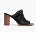 Madewell Shoes | Madewell Black Heels The Riley Convertible Slingback Mule | Color: Black/Brown | Size: 8