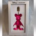 Disney Accessories | Baublebar Disney X Mickey Mouse Bag Backpack Charm Keychain Hot Pink Gold Enamel | Color: Pink | Size: Os