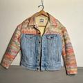 Levi's Jackets & Coats | Host Pick Levi Made And Crafted Sherpa Ski Bunny Trucker Jacket | Color: Blue/Pink | Size: Xs