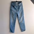 Madewell Jeans | Madewell Classic Straight Leg Cropped High Rise Jeans In Vintage Wash | Color: Blue | Size: 24