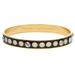 Kate Spade Jewelry | Kate Spade Black Spotlight Cream Spade Enamel Bangle Bracelet | Color: Black/Cream | Size: Os