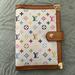 Louis Vuitton Design | Louis Vuitton Multicolor Agenda Pm (Small Ring) | Color: White | Size: Os