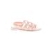 Melissa + Salinas Sandals: Pink Solid Shoes - Women's Size 7 - Open Toe