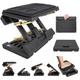 kalnweis Adjustable Foot Rest，Under Desk Footrest, Foot Rest for Under Desk at Work，Foot Rest Under Desk for Office Use with Massage, Ergonomic Foot Rest Under Desk(PB-Black)