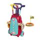 LOVIVER Golf Set for Kids Mini Golfs Play Set Birthday Gifts with 4 Balls Practice Holes Game for Boys Girl Kids Golf Clubs for Kids, red
