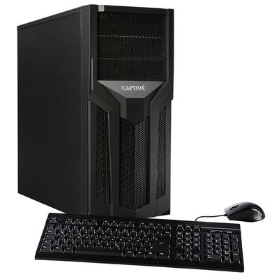 CAPTIVA Business-PC "Power Starter R64-642", schwarz, ohne Betriebssystem, 16 GB RAM 1000 GB SSD, Computer