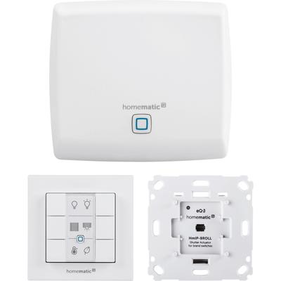 HOMEMATIC IP Smart-Home Starter-Set "Rollladensteuerung (3-tlg.)", weiß, Smart-Home-Stationen