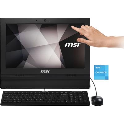 MSI All-in-One PC "PRO 16T 10M-228XDE" Computer Gr. ohne Betriebssystem, 4 GB RAM 256 GB SSD, schwarz All in One PC
