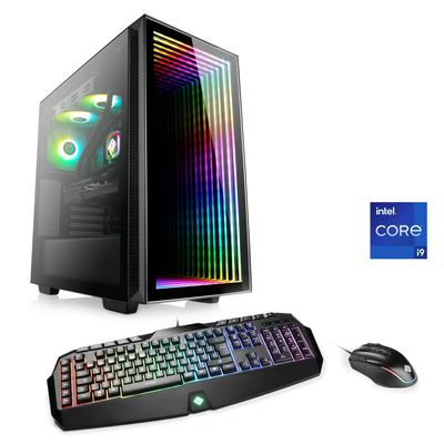 CSL Gaming-PC "Aqueon C99345 Extreme Edition" Computer Gr. Microsoft Windows 11 Home (64 Bit), 32 GB RAM 1000 GB SSD, schwarz Gaming PCs