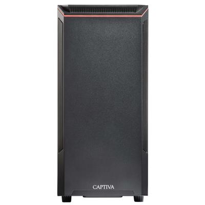 CAPTIVA Business-PC "Workstation I74-704" Computer Gr. ohne Betriebssystem, 16 GB RAM 1000 GB SSD, schwarz