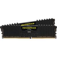 CORSAIR PC-Arbeitsspeicher VENGEANCE LPX 16GB (2 x 8GB) DDR4 Arbeitsspeicher Gr. 16 GB, 3600 MHz, schwarz Arbeitsspeicher