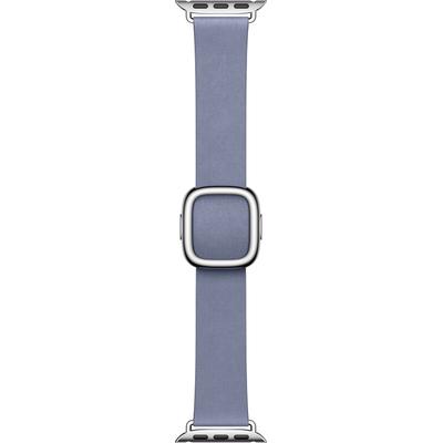 APPLE Smartwatch-Armband "41mm Modern Armband - Large" Uhrenarmbänder blau (lavendelblau) Ersatzarmbänder