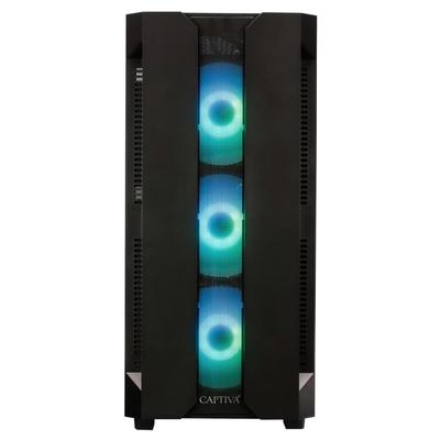 CAPTIVA Gaming-PC "Highend Gaming I72-985", schwarz, ohne Betriebssystem, 16 GB RAM 1000 GB SSD, Computer