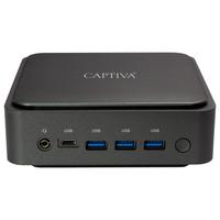 CAPTIVA Mini-PC Mini PC Power Starter I76-510 Computer Gr. ohne Betriebssystem, 32 GB RAM 500 GB SSD, schwarz Mini PC